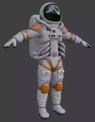 Astronaut Spacesuit 3D Model