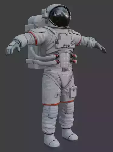 Astronaut Spacesuit 3D Model