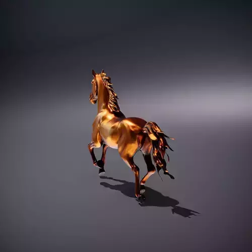 Bronze Galloping Horse model pack