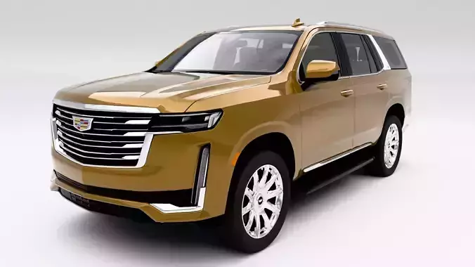 Cadillac Escalade Premium Low-poly 3D model