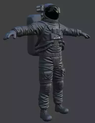Astronaut Spacesuit 3D Model