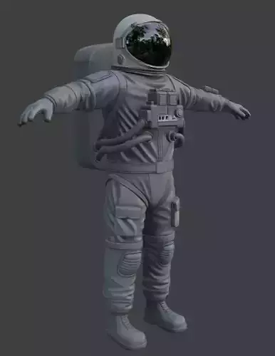 Astronaut Spacesuit 3D Model