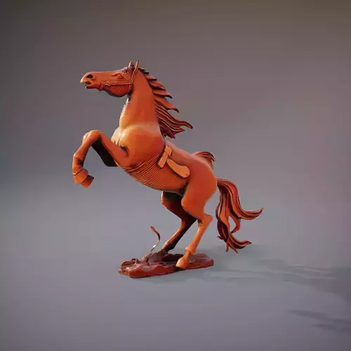 Majestic Bronze Horse model pack