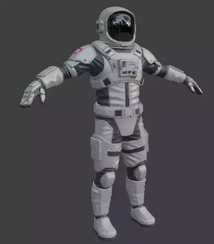 Astronaut Spacesuit 3D Model