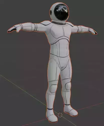 Astronaut Spacesuit 3D Model