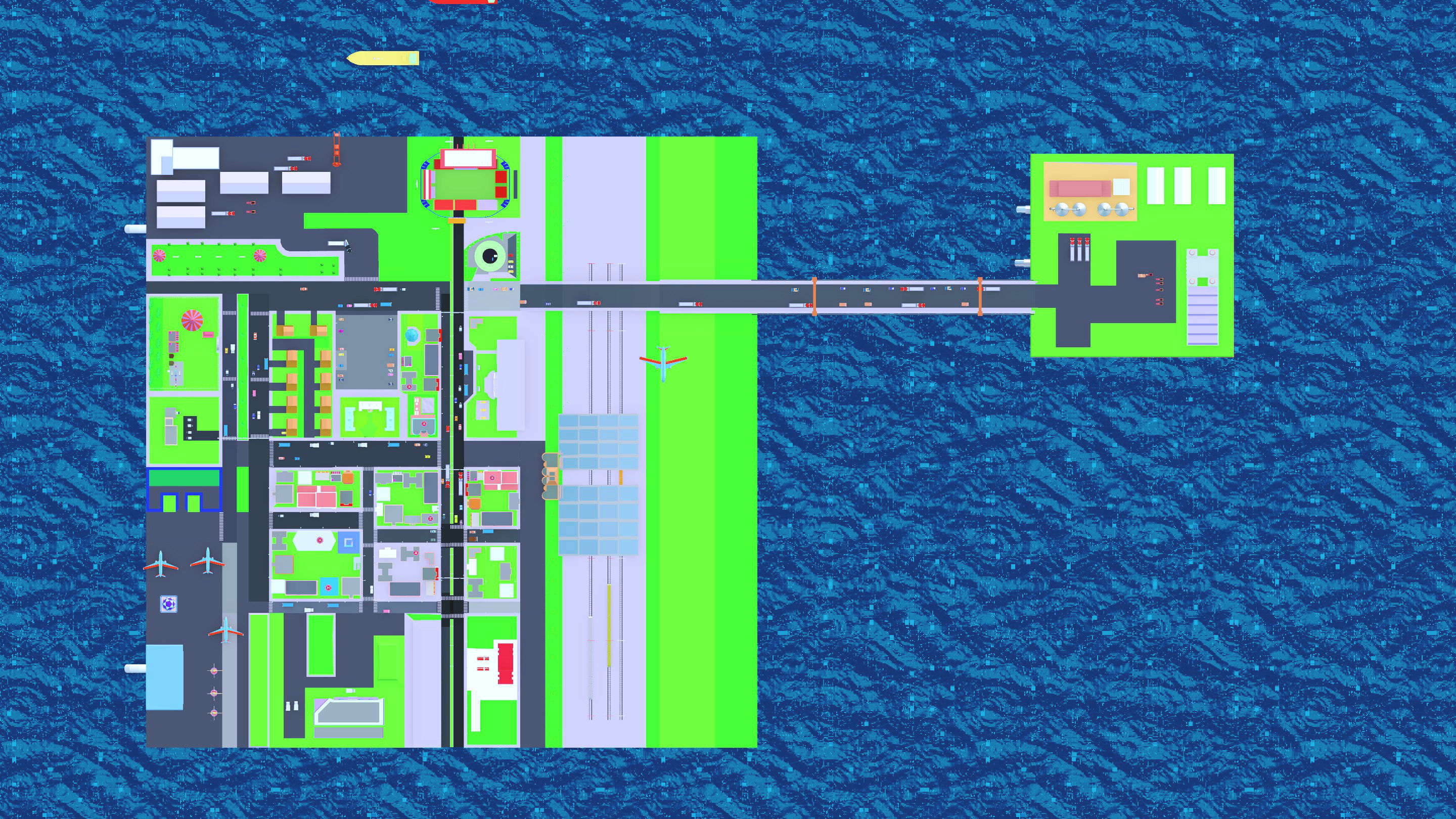 Low-Poly City big game Low-poly 3D model_25