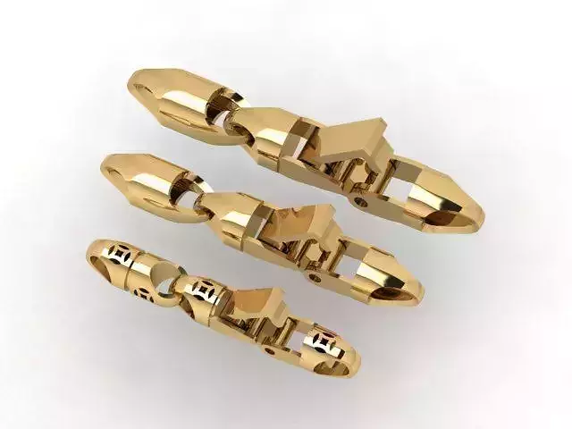 Necklace or Bracelet with Integrated Clasp