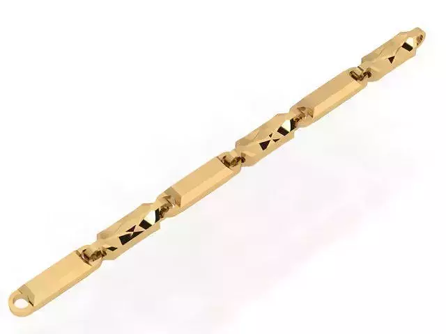 Unique Geometric Link Bracelet