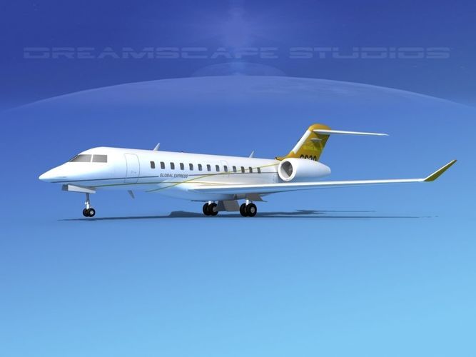 Global Express 6000 V01 3D model