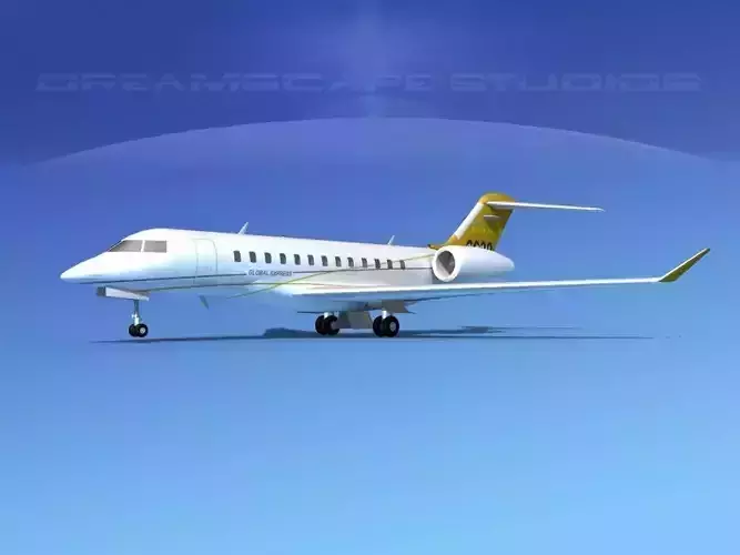 Global Express 6000 V01 3D model
