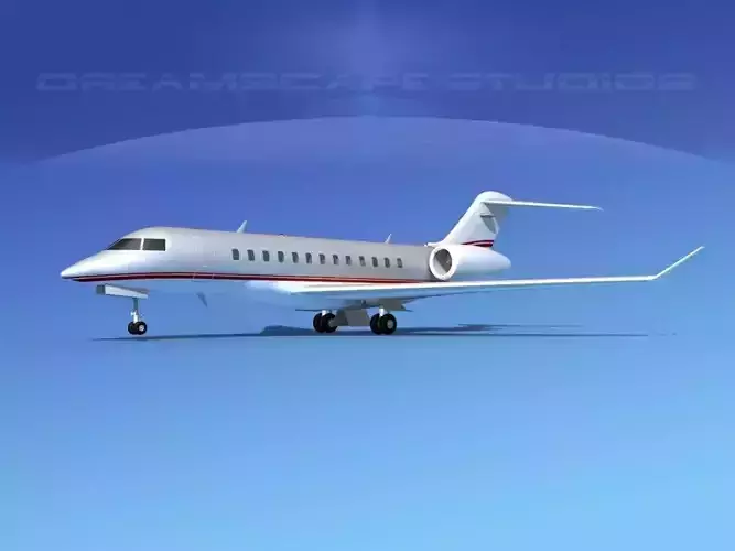 Global Express 6000 V02 3D model