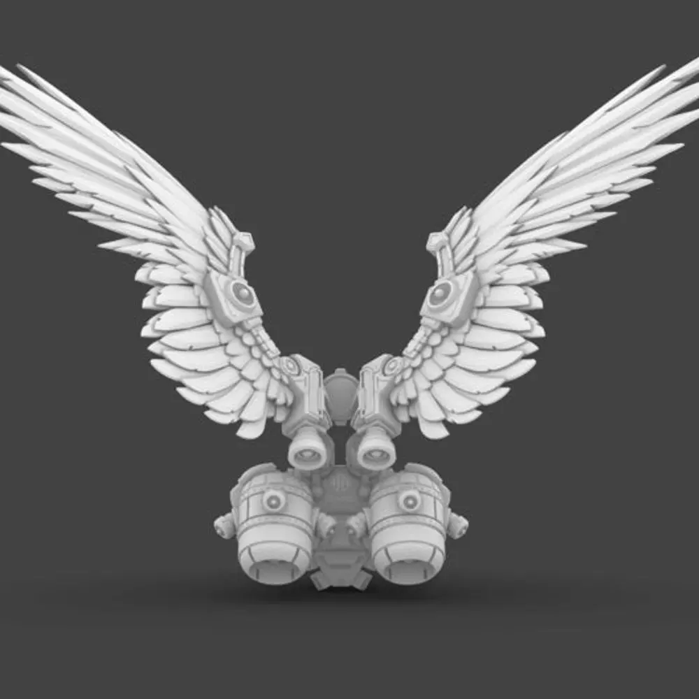 Space Knights V7 Imperial Eagle Winged Jetpack 3D print model