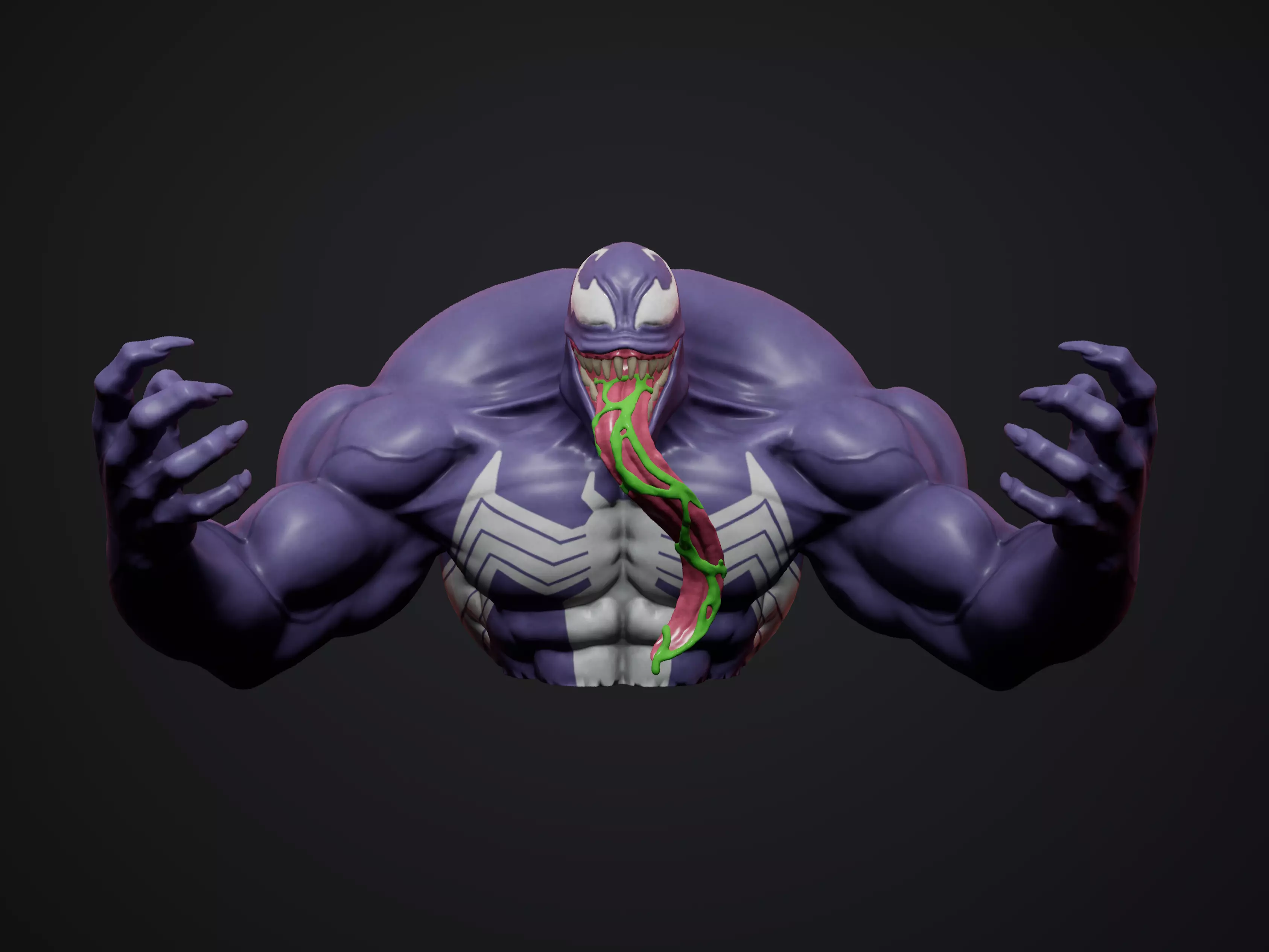 Venom Body Free 3D print model