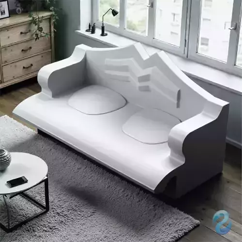 STL Morfix3D Stellaris 01 - ORION Sofa - 3D Model