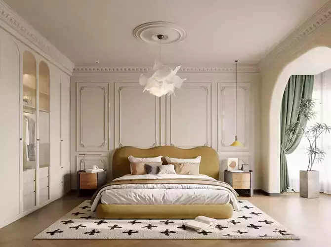 Elegant Classic Master Bedroom