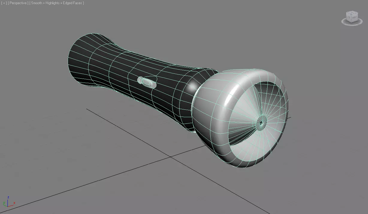 Flashlight 3D model_0