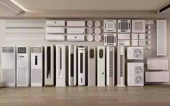 Complete HVAC Air Conditioner and Radiator Collection