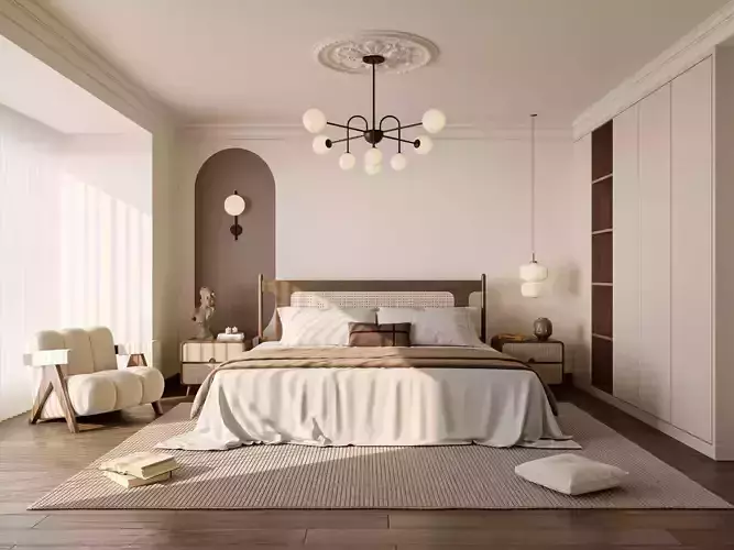 Modern Cozy Bedroom