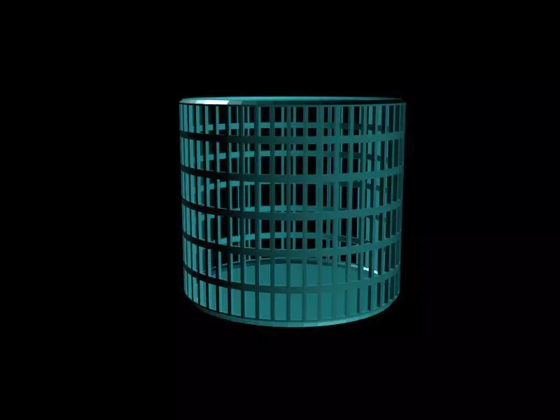 PencilCase trash can Free 3D model