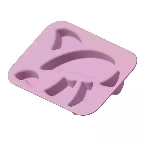 Plastic Kids Dolphin Plate