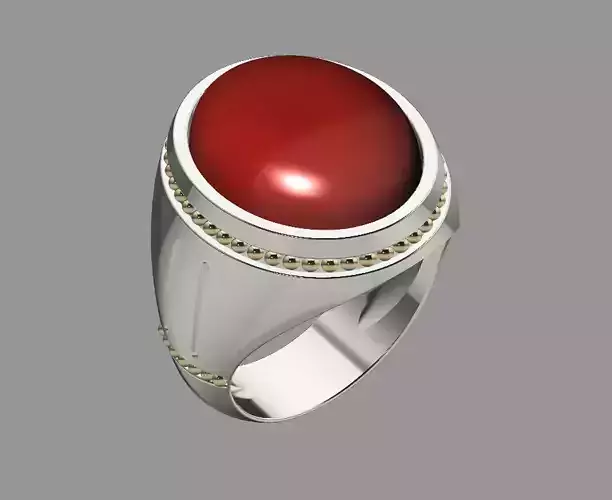 Man Silver Ring