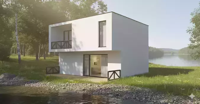 Modern Two Storey Minimalist House Design