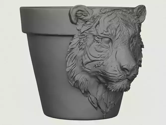 Tiger Head Planter