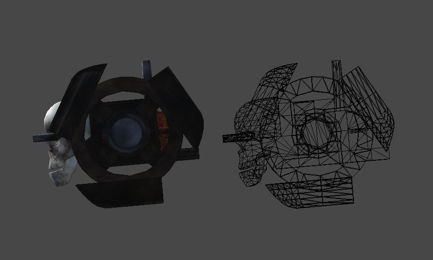 Pirate ship tank1 Low-poly 3D model_8