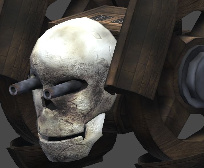 Pirate ship tank1 Low-poly 3D model_3