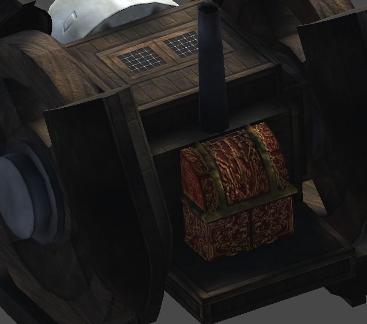 Pirate ship tank1 Low-poly 3D model_11