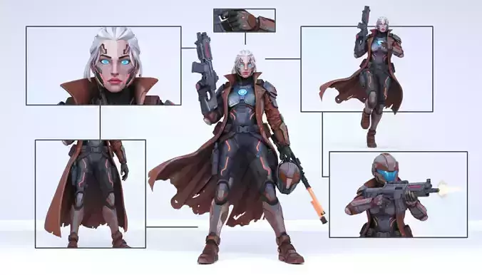 Serap Star Explorer Last Code Heir Science Fiction 3D Model