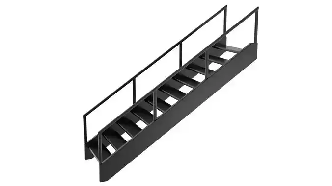 Metal Stairs PBR 02