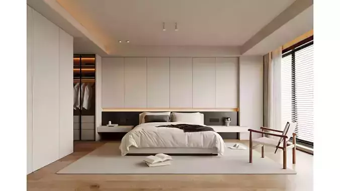 Modern Minimalist Bedroom