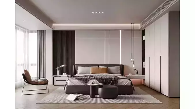 Modern Minimalist Bedroom