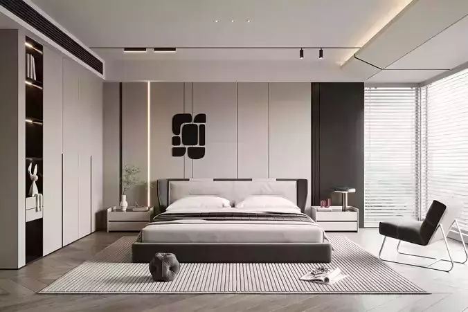 Modern Minimalist Bedroom