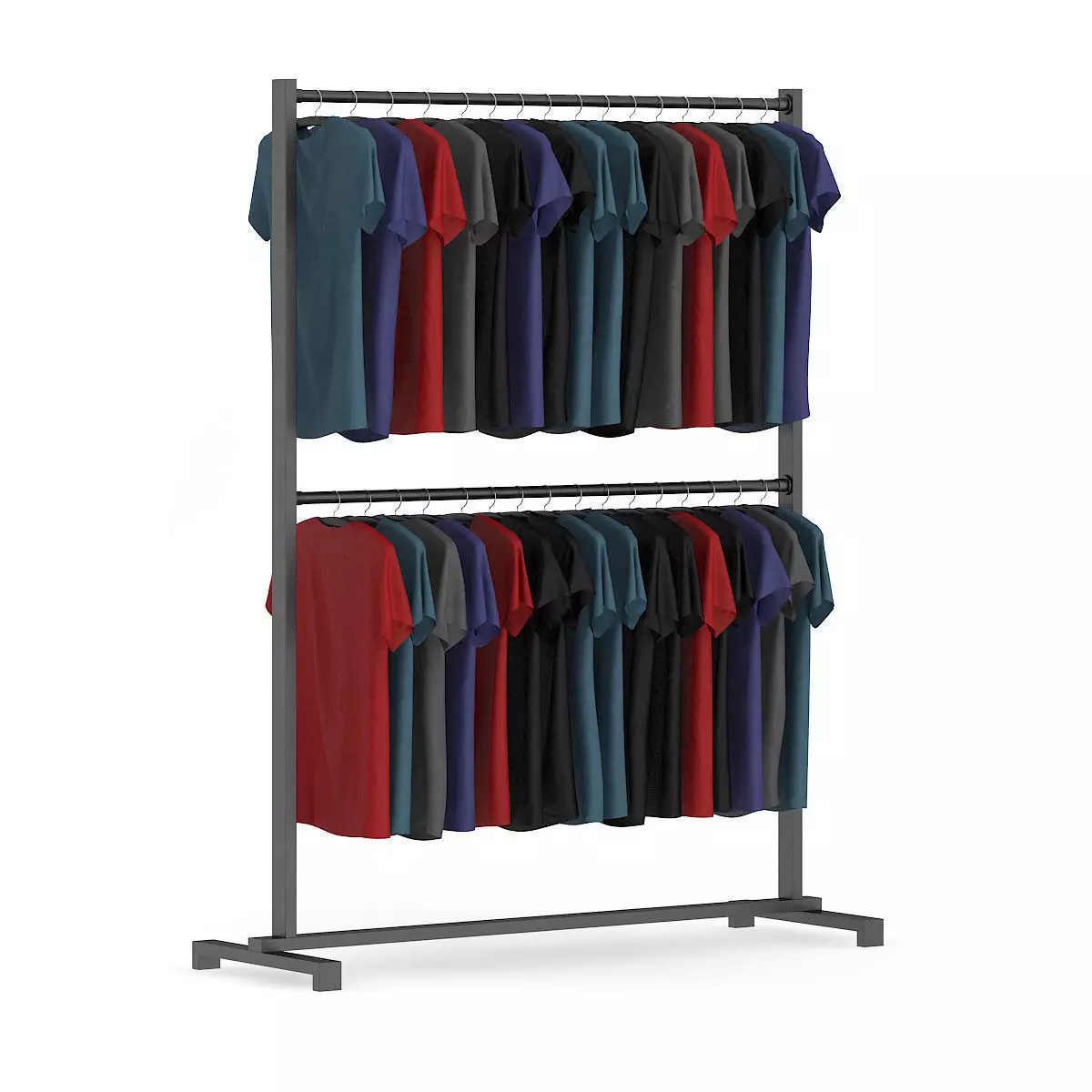 Market Stand - T-Shirts 3D model