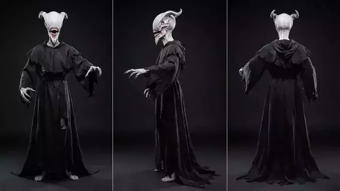 Ethereal Alien Horror Figure