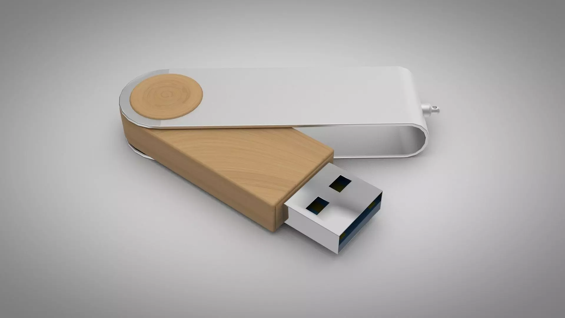 USB Memory stick 2 3D model_0
