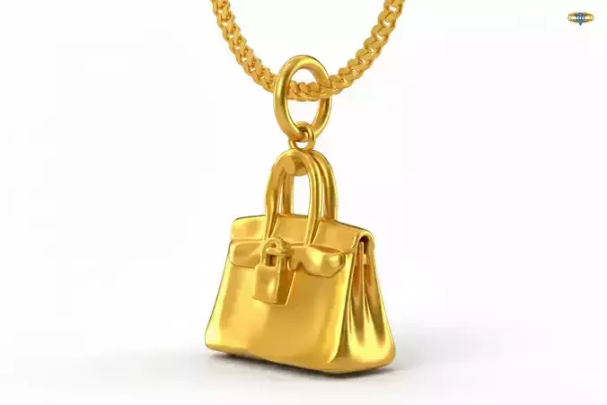 women bag pendant charms - one inch pendant