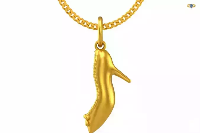  high heel pendant charms - one inch pendant