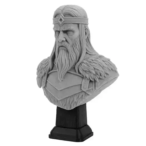 Ancient King  Epic Bust for 3D Printing