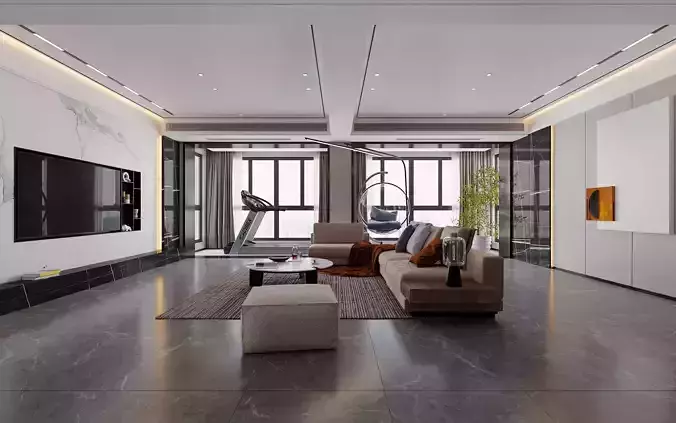 Luxury Open Plan Living and Dining Area