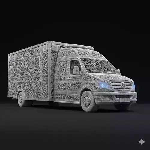 3D Ambulance Emergency Model