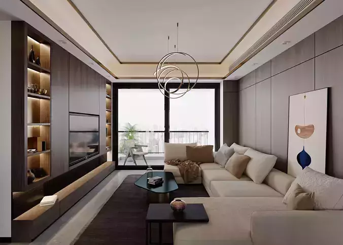 Modern Warm Living - Dining Set