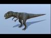 LowPoly Dinosaur Allosaurus Low-poly 3D model_1