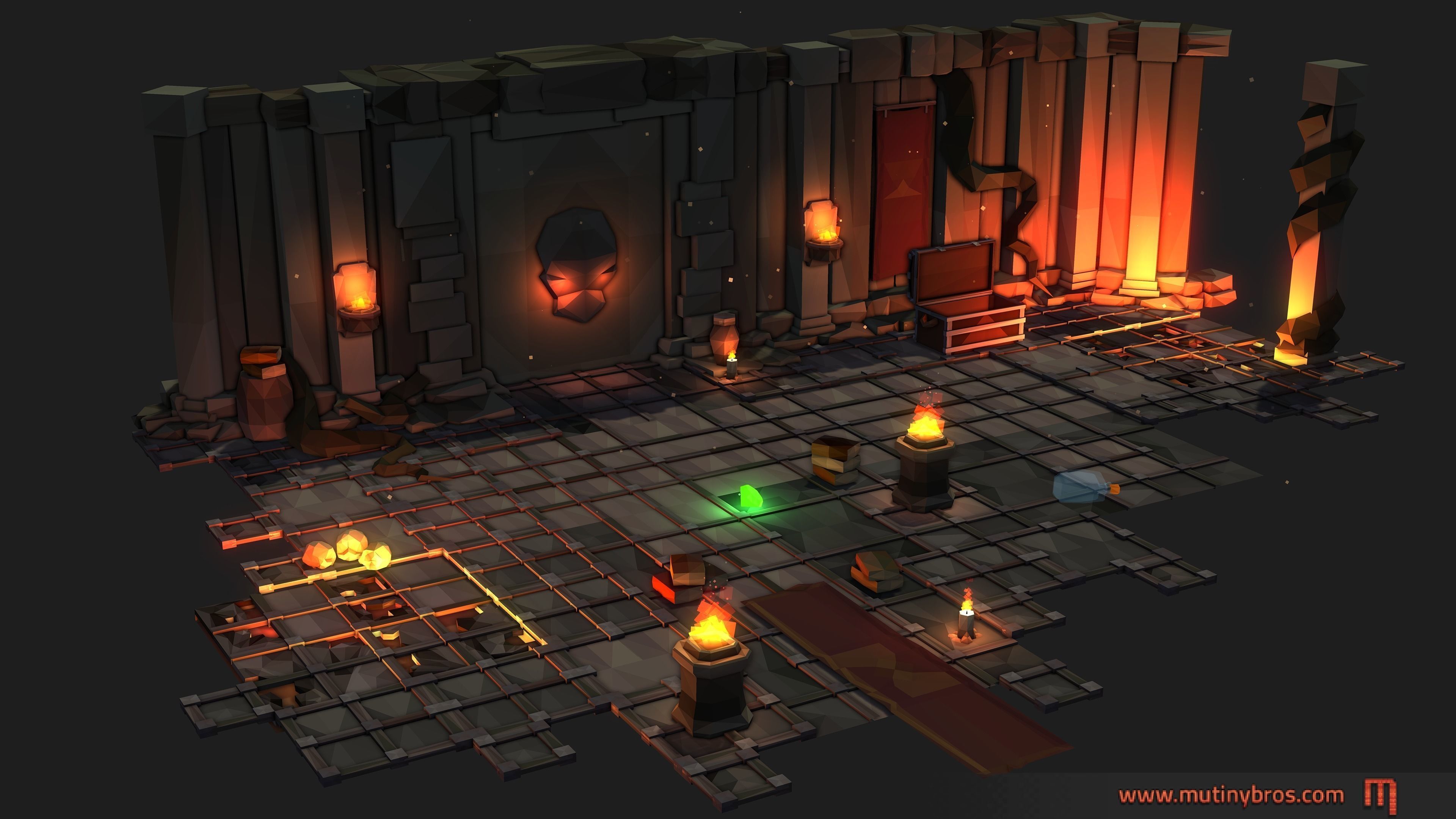 Shard Saga Dangerous Dungeon Pack Low-poly 3D model_3
