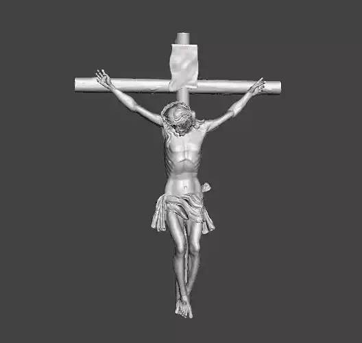 JESUS CHRIST ANTIQUE CRUCIFIX RELIGIOUS STATUE SCULPTURE ART