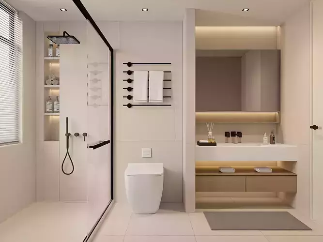 Modern Minimal Bathroom