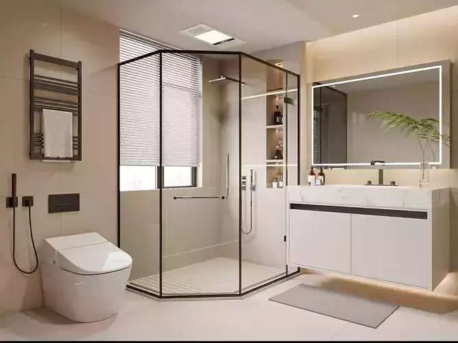 Modern Minimal Bathroom
