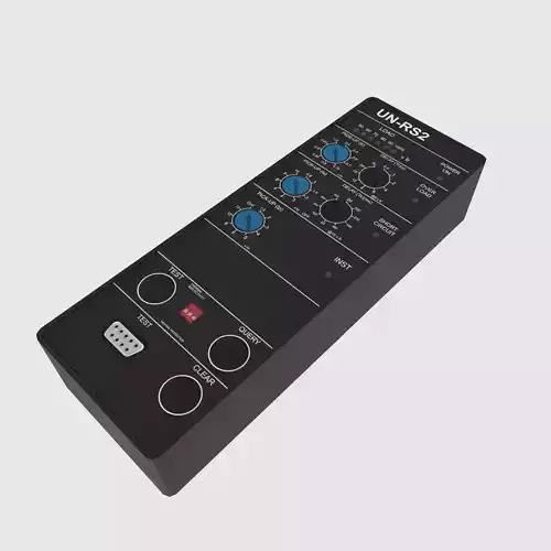 Air Circuit Breaker System Low-poly 3D model